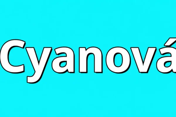 cyanová